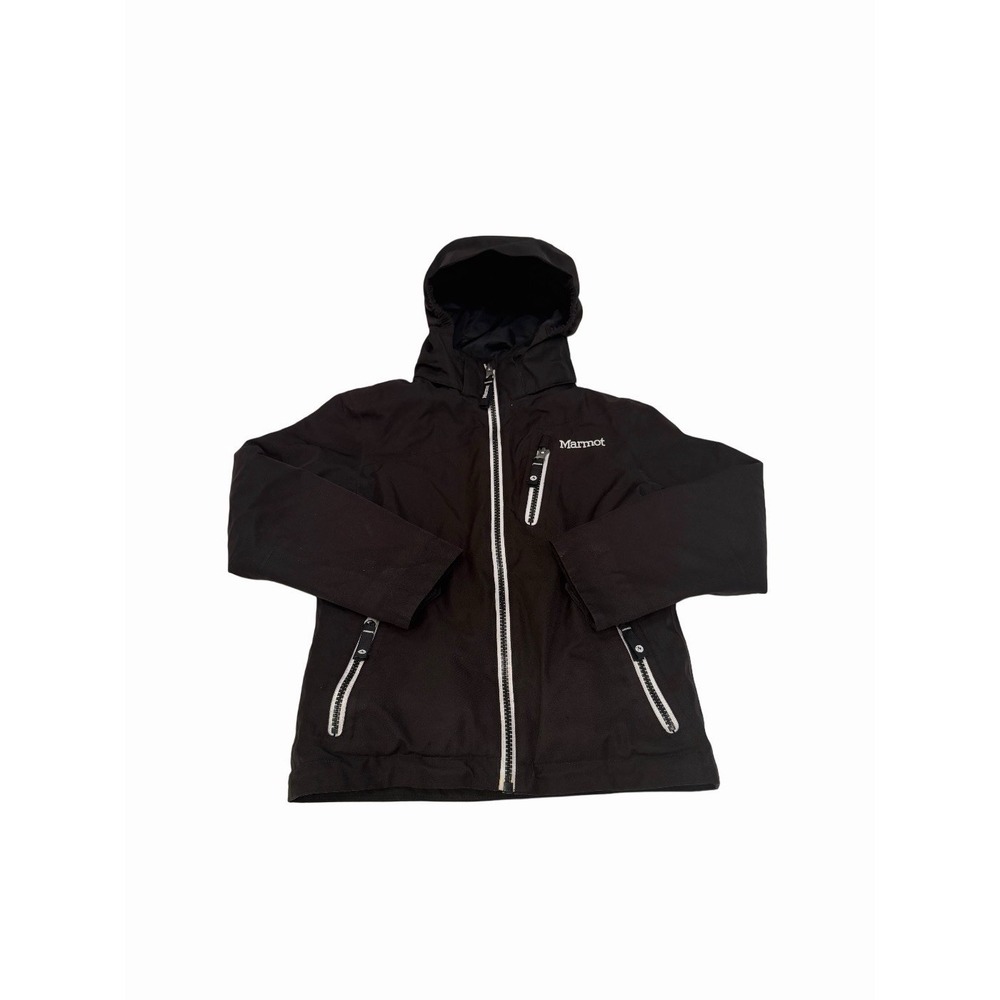 Marmot Kids Black Warm Jacket Hooded Size XS